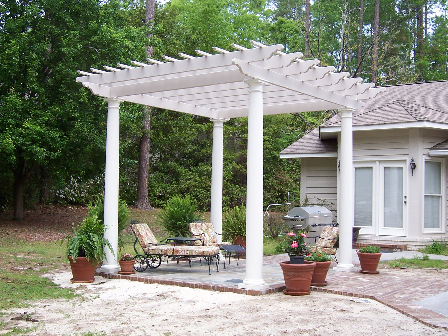 Arbors Direct | Tranquility Freestanding Fiberglass Pergola