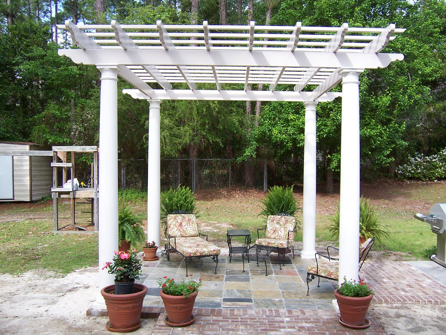 Arbors Direct | Tranquility Freestanding Fiberglass Pergola