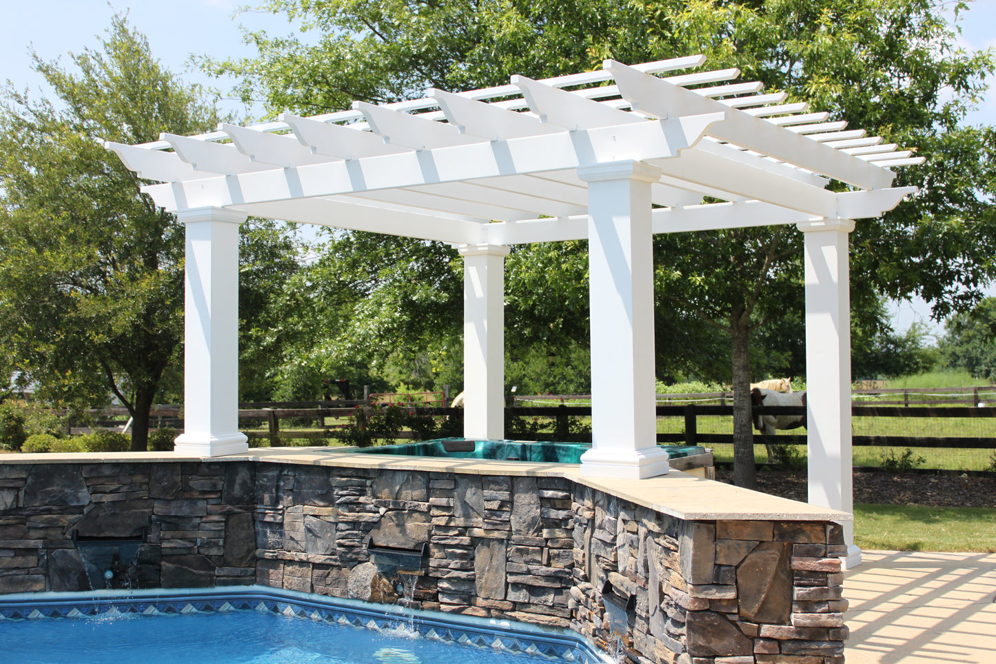 Arbors Direct | Tranquility Freestanding Fiberglass Pergola