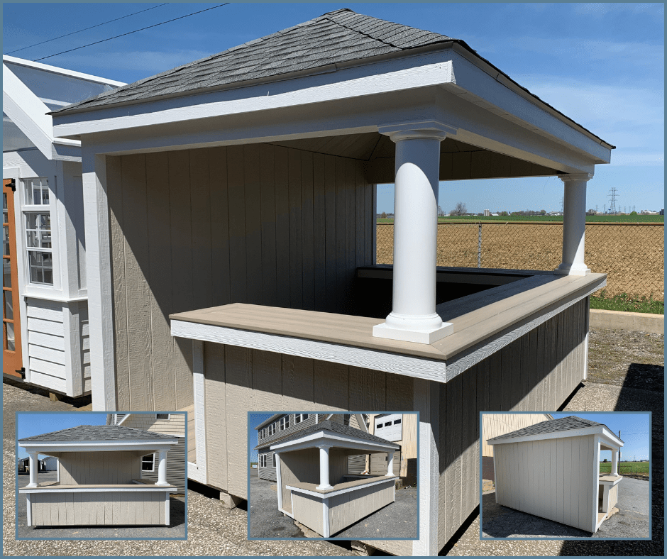 Heritage Sheds & Garages | 8x12 Breakaway Pool Shed