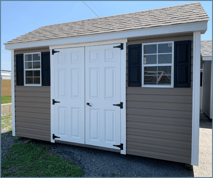 Heritage Sheds & Garages | 8x12 Traditional Shed (Brown & White)