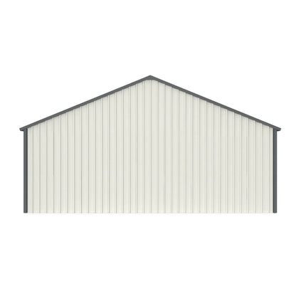 Chery Industrial | 25' x 33' Double Garage Metal Shed with Side Entry